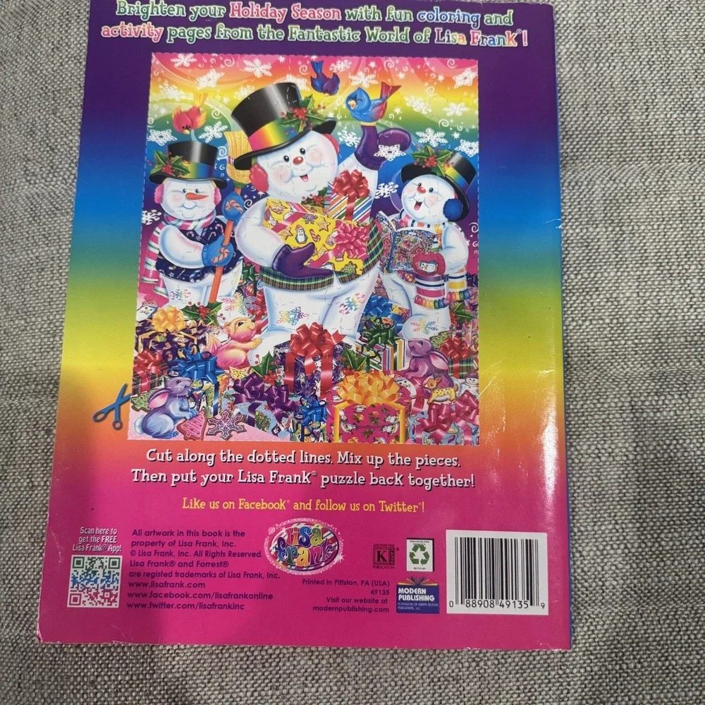 Lisa‎ Frank Jumbo Coloring & Activity Book ~ Best Buds